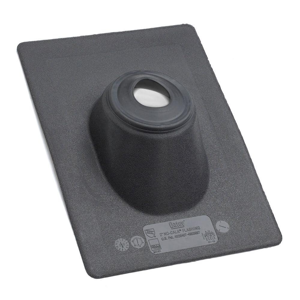 UPC 038753118994 product image for No-Calk 9-1/4 in. x 12-3/5 in. Black Plastic Vent Pipe Roof Flashing | upcitemdb.com