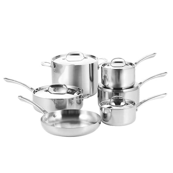 Stainless Steel Skillet - Round - Silver - 6.5 - 1 Count Box