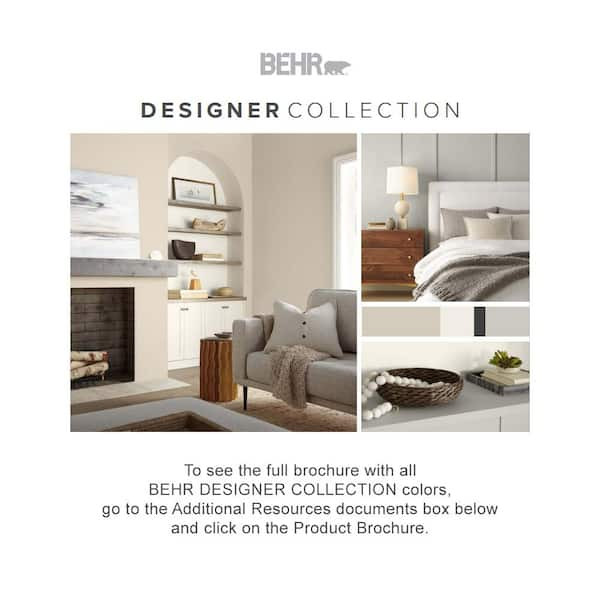 BEHR PREMIUM PLUS 1 qt. Designer Collection DC 003 Blank Canvas