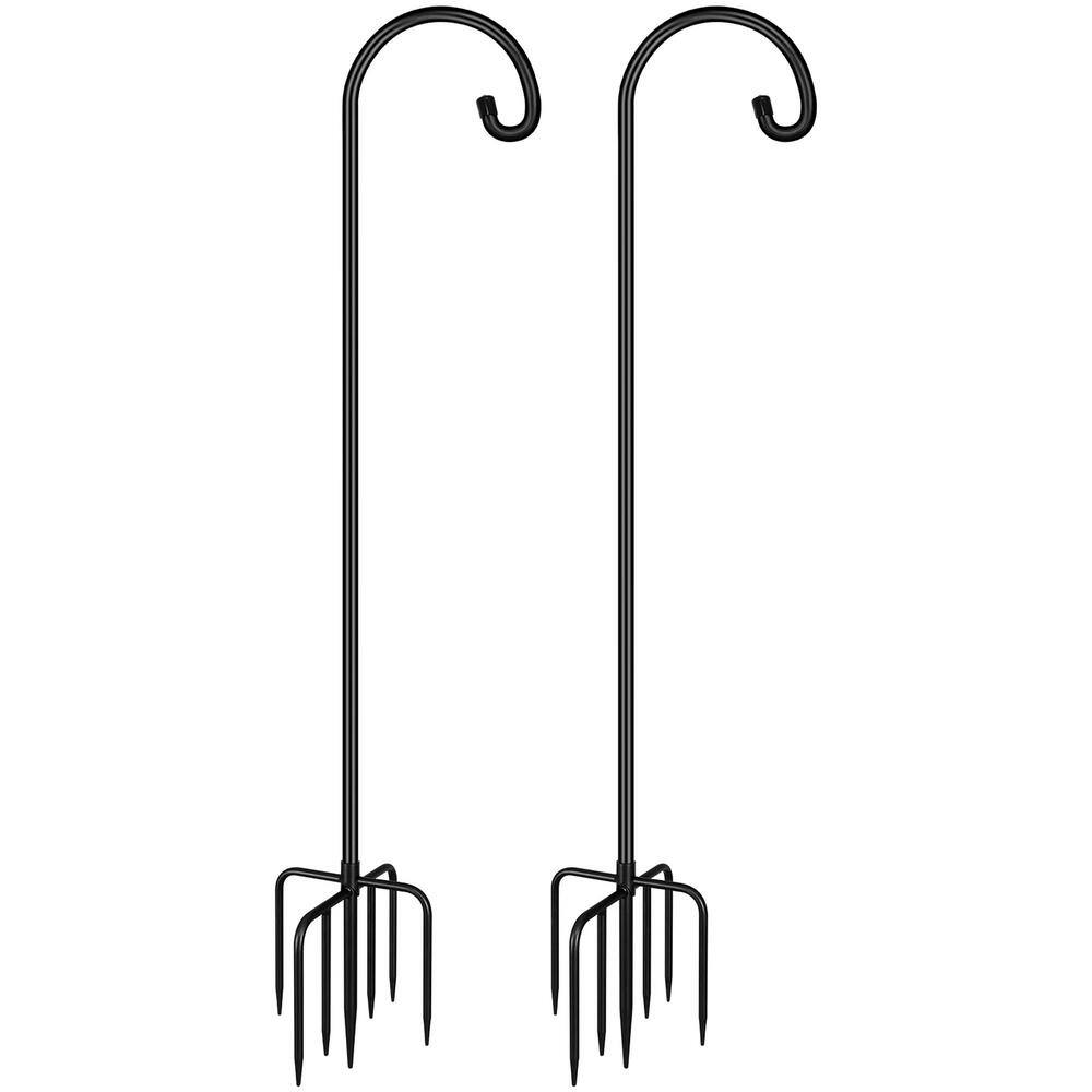92 in. Black Metal Shepherd Hook (2-Pack) price history on PriceWatchPro