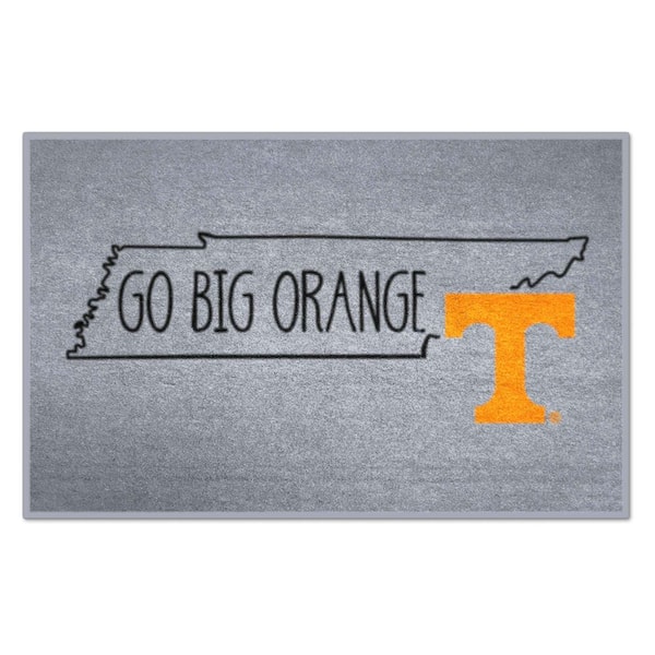 FANMATS Tennessee Volunteers Southern Style Gray 1.5 ft. x 2.5 ft. Starter Area Rug