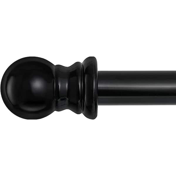 Extra Long Adjustable Metal Curtain Rods 120-170 Inch Heavy Duty for Living Room Bedroom Outdoor Patio with 4 Brackets