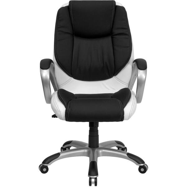 Black white office online chair