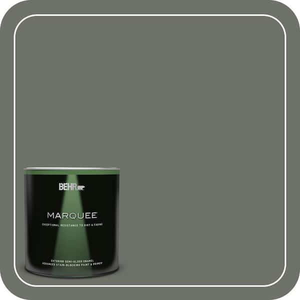 BEHR MARQUEE 1 qt. #ECC-41-3 Laurel Oak Semi-Gloss Enamel Exterior Paint & Primer