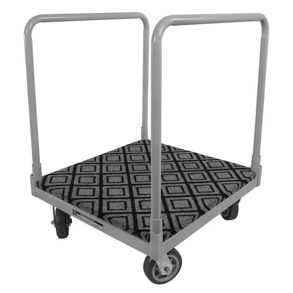 1600 lbs. Steel 4-Wheel Dolly with Carpeted Deck