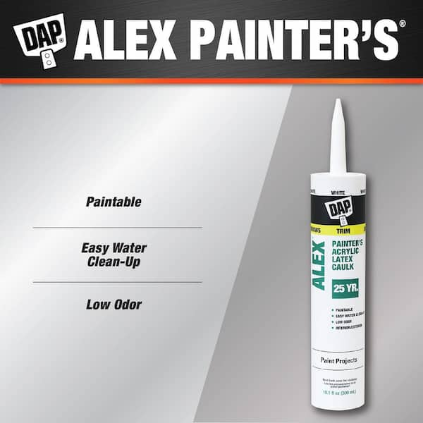 Alex Painter's 10.1 oz. White All-Purpose Acrylic Latex Caulk