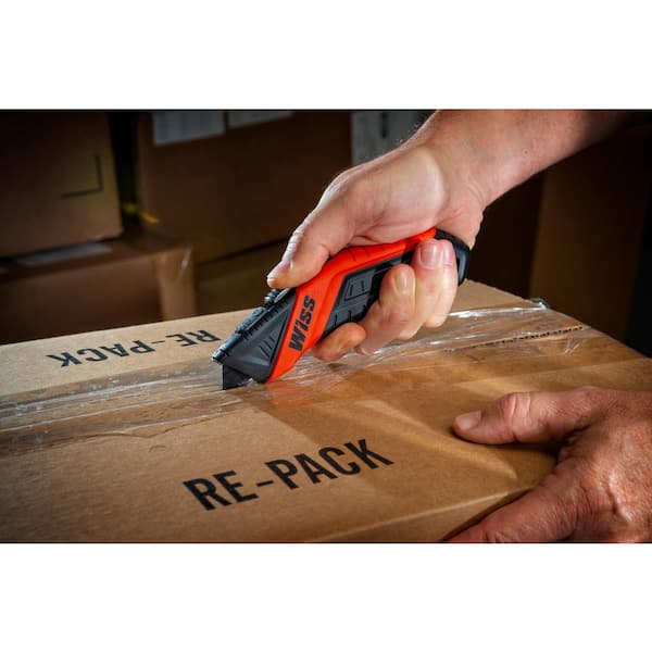 Wiss Auto-Retracting Safety Utility Knife WKAR2 - The Home Depot