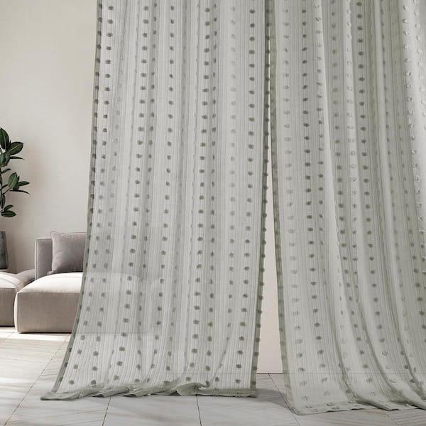 Polka Dot Sheer Curtains