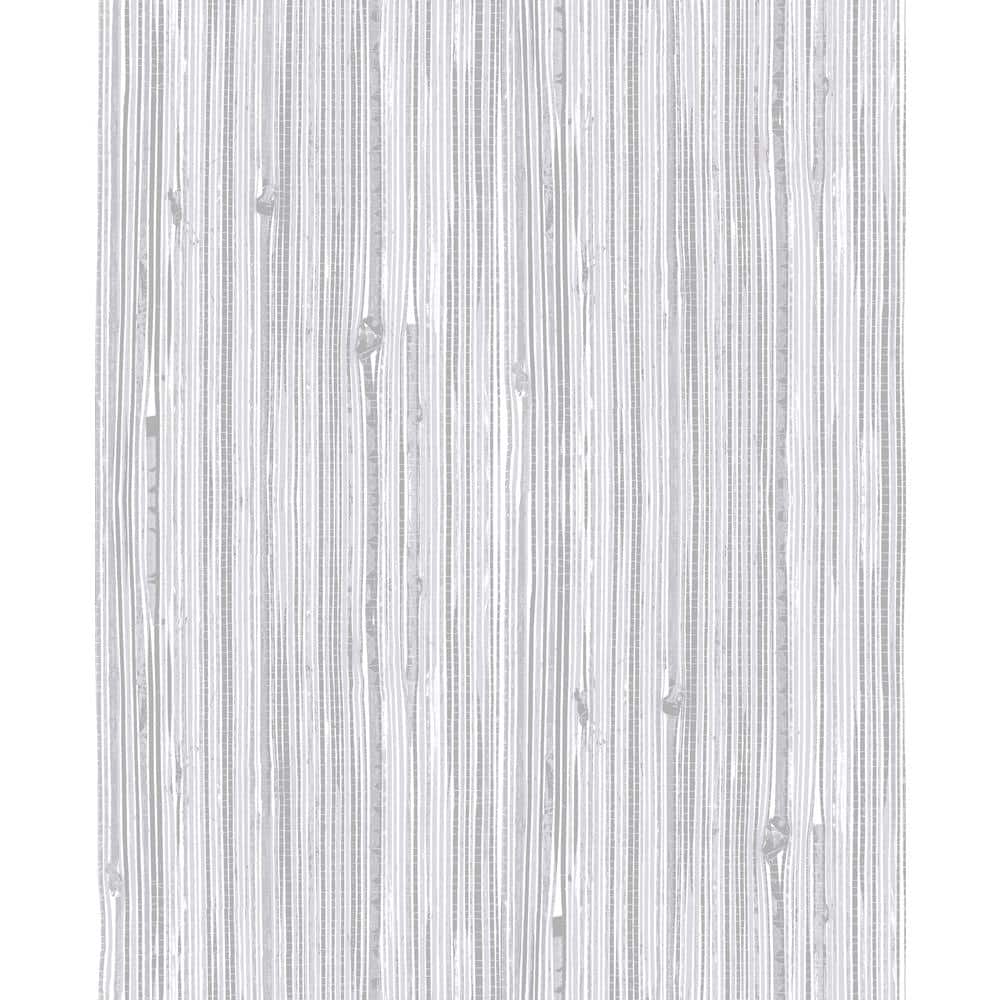 Jute Light Grey Vinyl Peelable Roll (Covers 56 sq. ft.)
