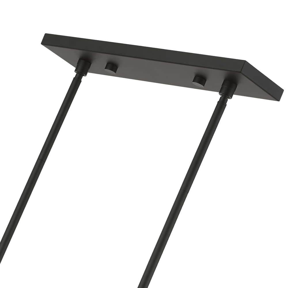 Copenhagen Black Steel 8-Light Candelabra Chandelier