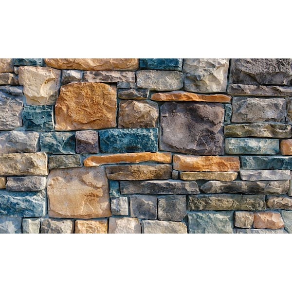 Biggies Masonary View - Weather Proof Scene for Window Wells or Wall Mural - 120 in. x 60 in.