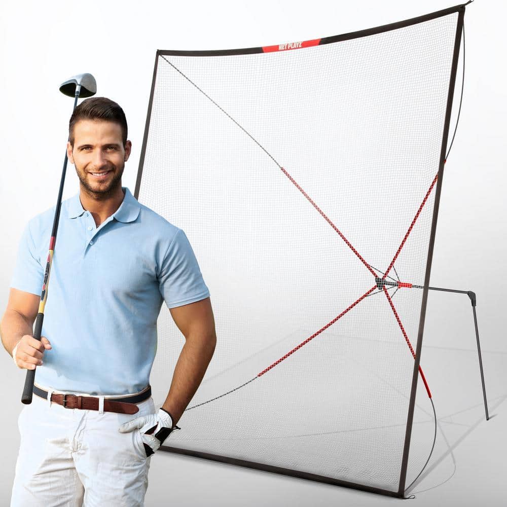 TRI GREAT USA Net Playz 10 ft. Golf Practice Auto Return Net ODNP
