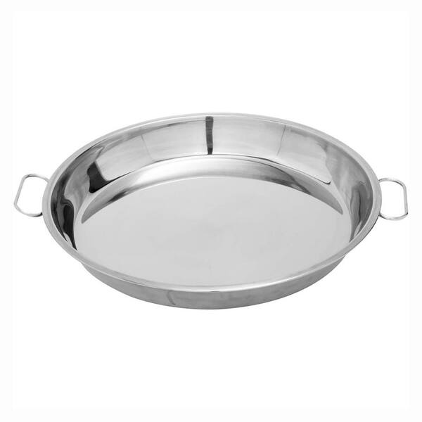 Stainless Steel 11 qt. Silver Roasting Pan Dishwasher Safe for Charcoal Grill Cooktop Compatibility with Rack 1 Pack