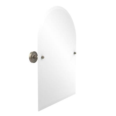 Allied Brass 21 in. x 29 in. Astor Place Frameless Arched Top Tilt 