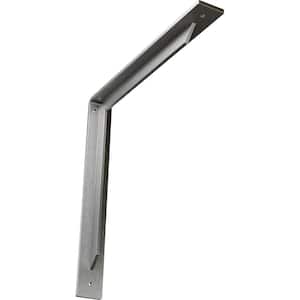 16 in. x 2 in. x 16 in. Stainless Steel Unfinished Metal Stockport Bracket