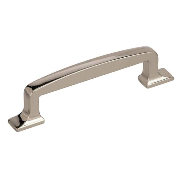 Amerock Westerly 3-3/4 in. (96mm) Modern Polished Nickel Arch Cabinet Pull