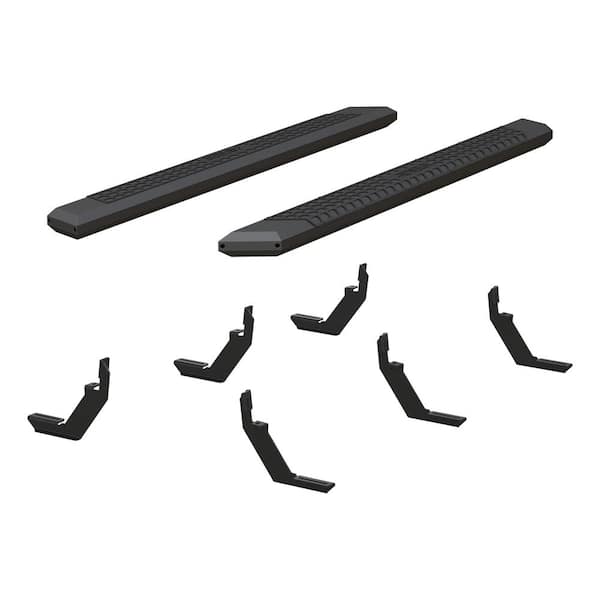 AdvantEDGE Black Aluminum 75-Inch Truck Running Boards, Select Chevrolet Colorado, GMC Canyon