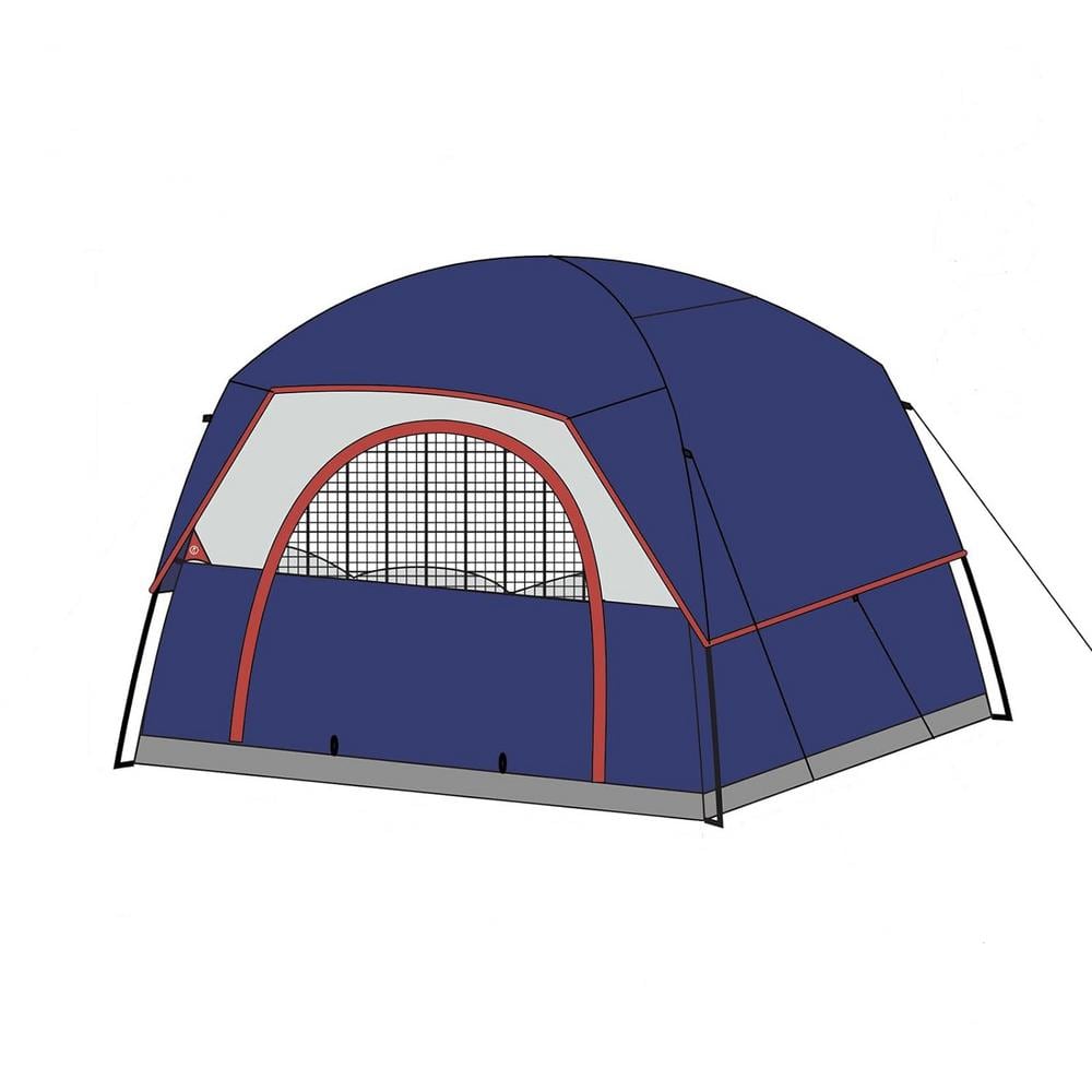 OUTBOUND 8-Person 3 Season Camping Black-Out Dome Tent with Rainfly,  Gray/White CTI0765964 - The Home Depot