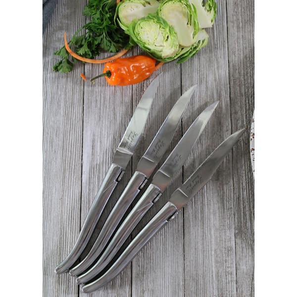 French Home Laguiole Connoisseur Stainless Steel Steak Knives Set of 4