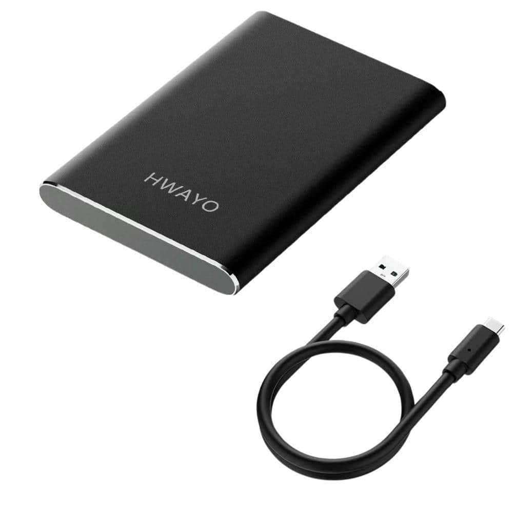 1TB Portable External Hard Drive, USB3. 1 Gen 1 Type C Ultra Slim 2.5 HDD