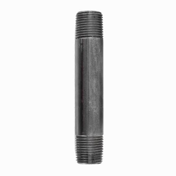 STZ 3/8 in. x 4 1/2 in. Black Steel Nipple
