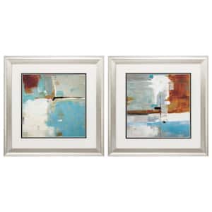 19 in. X 19 in. Brushed Silver Gallery Picture Frame Quad Fusion (Set of 2)