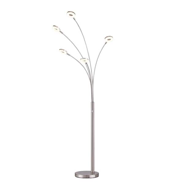 Super Bright Led 5 Arched Floor Lamp, Micah Arched Floor Lamp