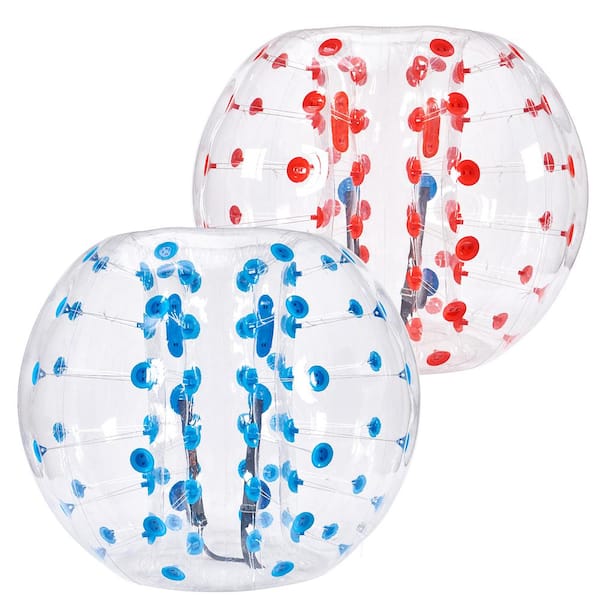 Inflatable Bumper Balls 2-Pack 5 ft. /1.5M Body Sumo Zorb Balls Teen and Adult 0.8 mm Thick PVC