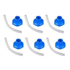 Above Ground Pool Skimmer Hose and Adapter B Replacement Set (6-Pack)