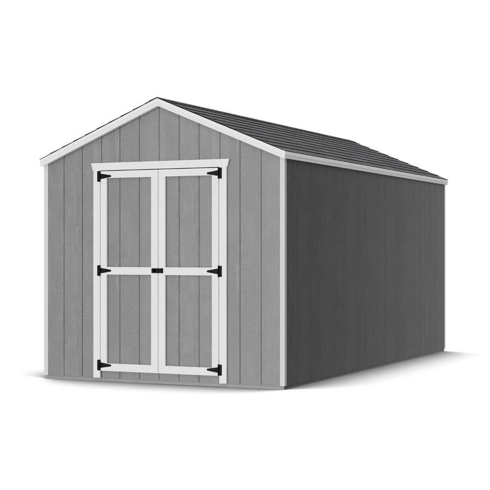 Value Gable 8 ft. x 16 ft. Outdoor Wood Storage Shed Precut Kit (128 sq. ft.) price history on PriceWatchPro