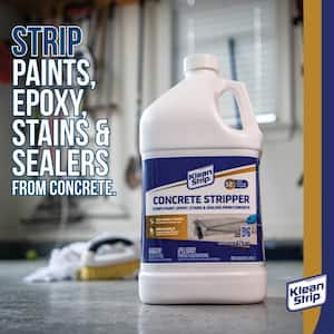 1 Gal. Liquid Concrete Stripper, Strips Paint, Epoxy, Stains and Sealers on Concrete Unscented (1-Pack)