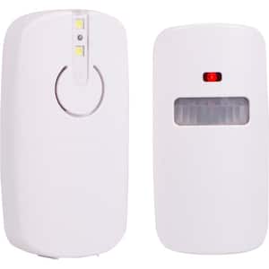 Battery Operated Indoor/Outdoor Wireless Motion-Sensing Security Alarm