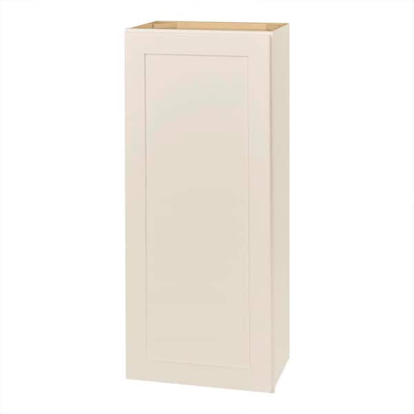 Hampton Bay Avondale 18 in. W x 12 in. D x 42 in. H Ready to Assemble Plywood Shaker Wall Kitchen Cabinet in Antique White