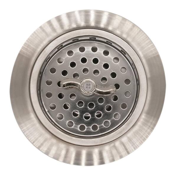 Design House Kitchen Sink Anti-Clogging S430 Stainless Steel Drain