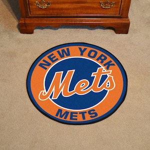 New York Mets Blue 2.25 ft. Round Area Rug