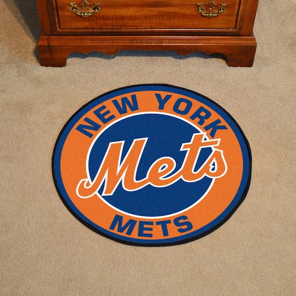 New York Mets Blue 2.25 ft. Round Area Rug