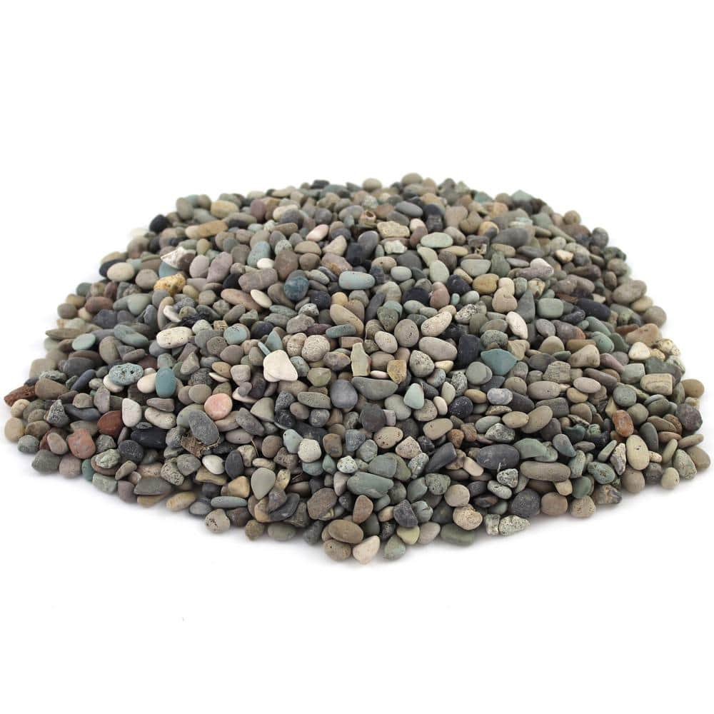 0.1 cu. ft. Multi-Colored Extra Small Gravel 2.5 lbs. 0.2 in.-0.4 in. Size  Landscape Rocks