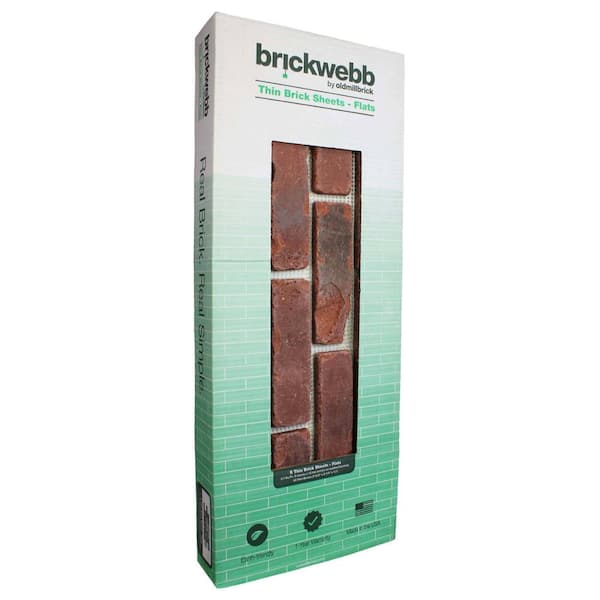 Old Mill Brick 28 in. x 10.5 in. x 0.5 in. Brickwebb Midtown