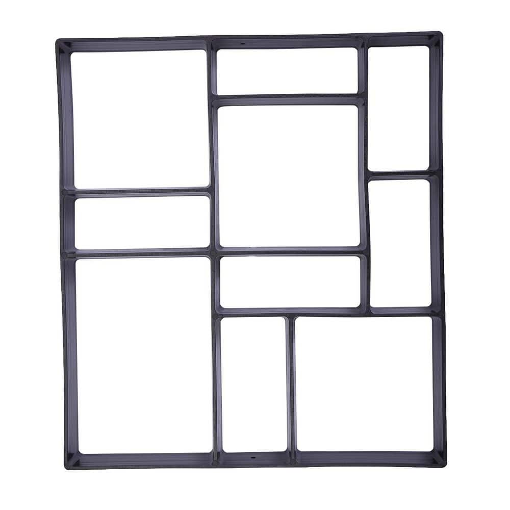 17. 7in. x 15.7in. x 1.7in. Concrete Stepping Stone Molds Reusable Plastic 