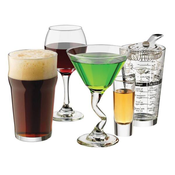 Libbey 18-Piece Entertainment Party Glass Set in Clear