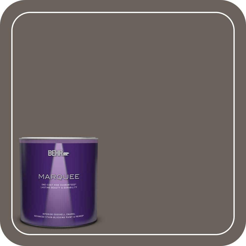 BEHR MARQUEE 1 qt. #T11-8 Back Stage Eggshell Enamel Interior Paint ...