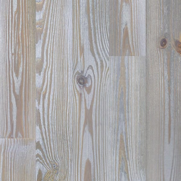 CENTURY FLOORING Antiqued Cloud Gray Pine 3/4 in. Thick x 5-1/8 in. Wide x Random Length Solid Hardwood Flooring (23.3 sq. ft. / case)