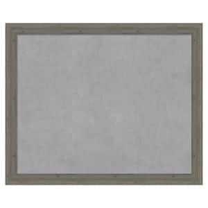 Fencepost Grey Narrow 45 in. x 37 in. Framed Magnetic Board