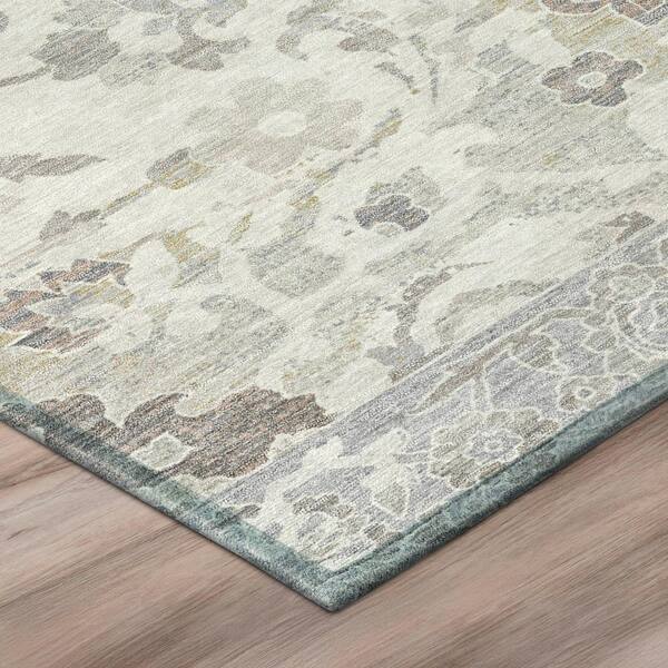 Chantille Machine Washable Indoor/Outdoor Abstract ACN3165 Ivory 8 ft. x 10 ft. Area Rug