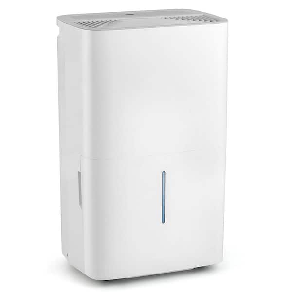 65 Pints Dehumidifier for Home Basement, Smart Humidity Control, Continuous Drain Hose, Up to 2,500 Sq Ft, LED Display