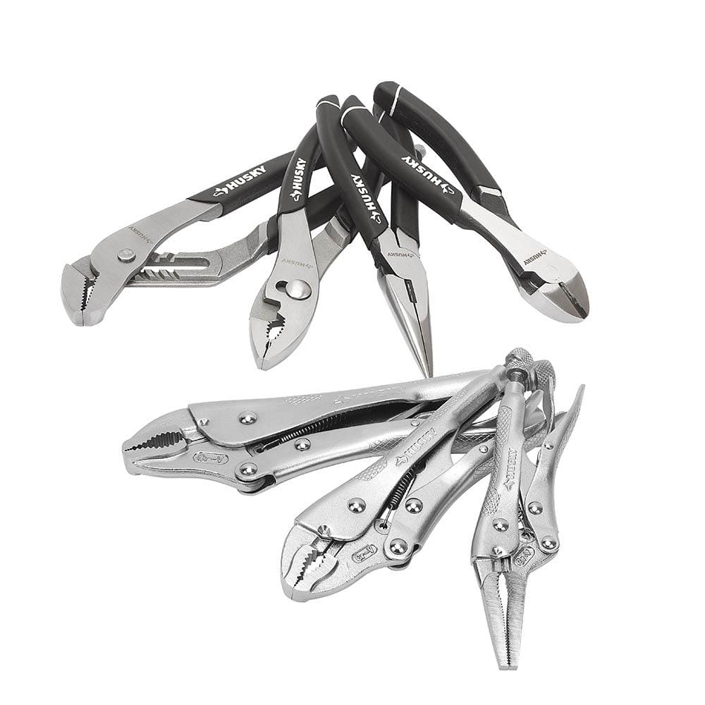 3-Piece, Locking Pliers Set and 4-Piece Pliers Set