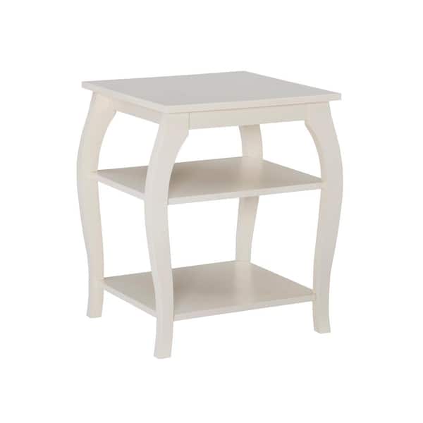 Linon Home Decor Patsy Off White Side Table