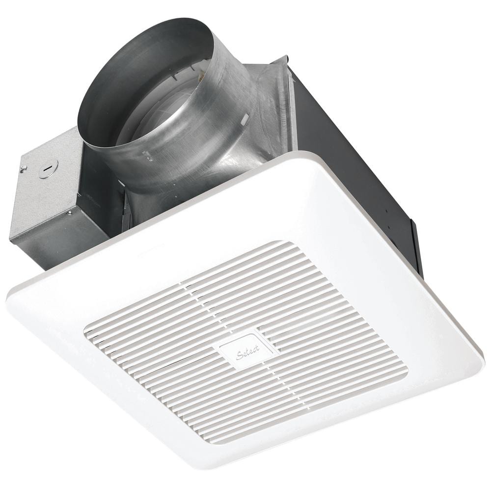 Panasonic Whispergreen Select Pick A Flow 110 130 Or 150 Cfm Quiet Exhaust Fan Flex Z Fast Install Bracket 6 In Duct Adapter Fv 1115vk2 The Home Depot