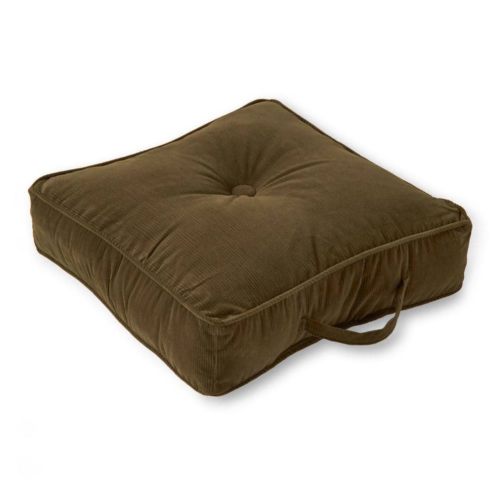 Greendale Home Fashions Omaha Sage Microfiber 21 in. x 21 in