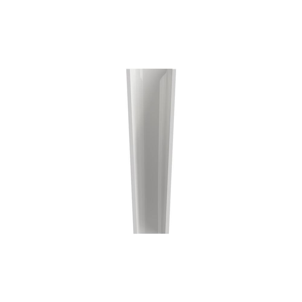 Taormina White Fireclay Pedestal Base for Bathroom Sink